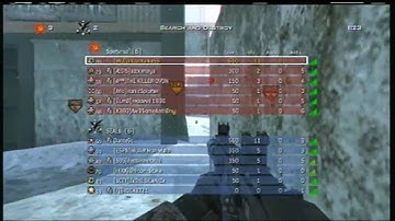 CoD MW2 Six-Man ACE on Sub Base (Vector Silenced)