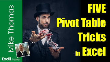 Excel - 5 Pivot Table Productivity Tricks You NEED To Know!