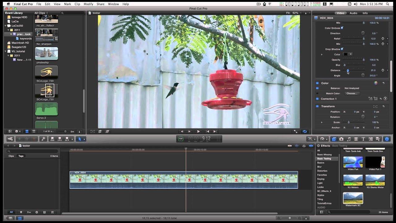 does final cut pro free trial have watermark