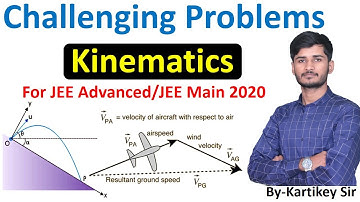 Challenging Problems on Kinematics for JEE 2020 | By-Kartikey Sir