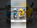 🌧️ Cutest Kittens in Raincoats Exploring Puddles | Heart-Melting Short 🐾💛 #cat #catshorts #mycat