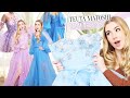 Trying on teuta matoshi prom dresses  princess dresses galore