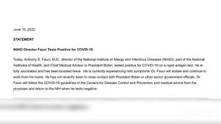 BREAKING: Fauci tests positive for COVID-19