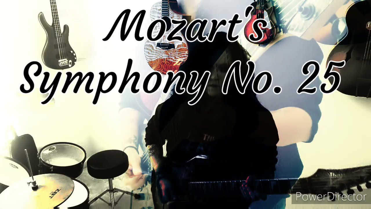 Mozart Symphony No 25 metal  guitar version -Jen Phipps