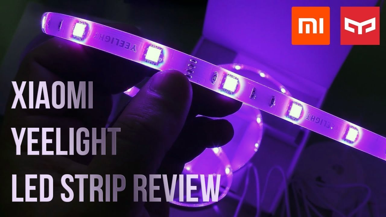 Verzending Wereldbol zwart Xiaomi Yeelight Smart LED Strip Light Plus Review | WiFi Controlled  striplight! - YouTube