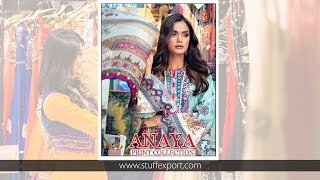 Stuff Export Presents Shradda Designer Anaya Print Collection Lawn Print Pakistani Dress Catalog