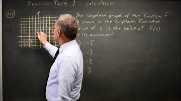 SAT Test 1: Interpreting a graph - question #4-17