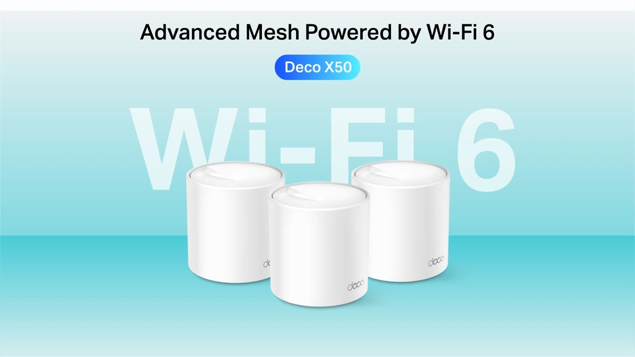 Deco X50 AX3000 Whole Home Mesh Wi-Fi 6 System 