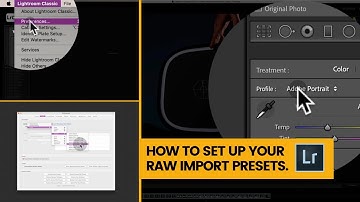 Lightroom Classic Import Preset - A little workflow hack!