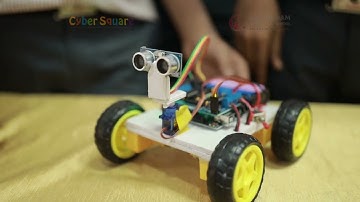 Obstacle Avoiding Car | Cyber Square Digital Fest 2022-23: Coding, AI, Robotics & IoT
