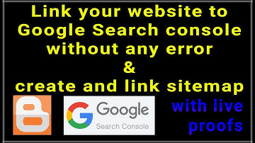 How to link a website to google search console |No: 