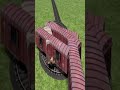 Craziest Extreme Train Passing Through Curved Unique Tracks 💥😱 Train Simulator BeamNG #shorts