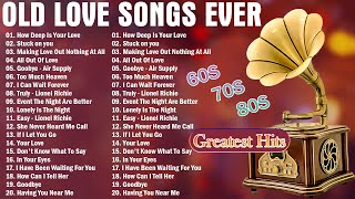 BEE GEES , AIR SUPPLY , THE BEATLES , LIONEL RICHIE 💖 GREATEST HITS GOLDEN OLD LOVE 60S 70S \u0026 80S