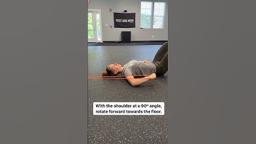 Supine Banded Shoulder Internal Rotation | Conquer Movement Physical Therapy | Wilmington, NC