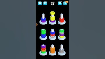 Nuts Sort Level 69 #gameplay #shortsvideo #nutssort #shortsfeed #shorts