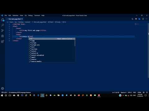 HTML Tutorial for Beginners part 01 my first web page in Amharic  በአማርኛ