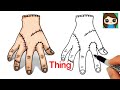 How to Draw Thing | Netflix Wednesday