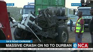 Massive crash on N3 to Durban