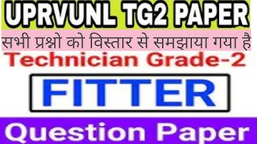 Uprvunl previous question peper technician grade 2 (mechnical ,fitter)part2