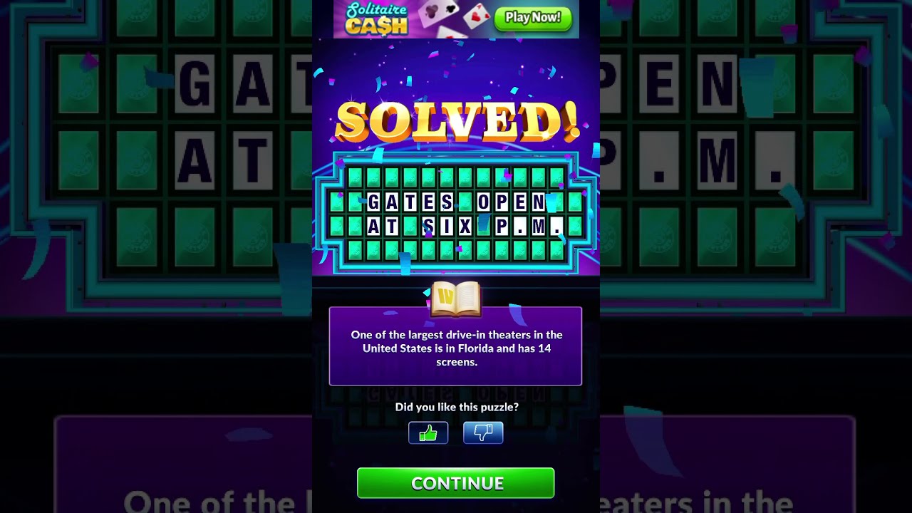 Wheel of Fortune Free Play Gameplay Phrase Before and After