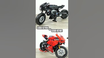 LEGO 42155 vs LEGO 42107 | LEGO Comparison | 42155 The Batman Batcycle | 42107 Ducati Panigale V4R