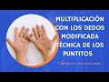 Multiplicación con los dedos modificada /técnica de los puntitos