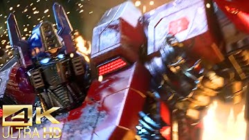 TRANSFORMERS FALL OF CYBERTRON | E3 Trailer "Remastered in 4K using AI Machine Learning"