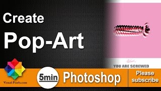Photoshop Tutorial How To Create A Pop Art Screw
