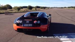 Bugatti Veyron Vitesse Launch Control & Burnout