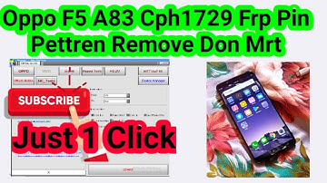 OPPO A83 CPH1729 Hard Reset New Security Pin Pattern & FRP Unlock With MRT Key