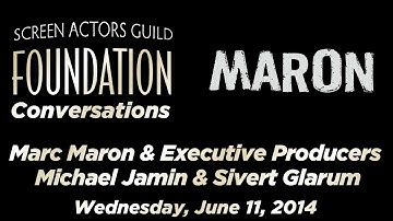 Conversations with Marc Maron & EPs Michael Jamin & Sivert Glarum of MARON