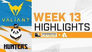 Los Angeles Valiant VS Chengdu Hunters - Overwatch League 2021 Highlights | Week 13 Day 2