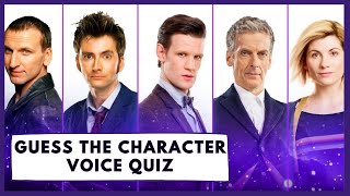 Doctor Who: Guess the Character Voice Quiz