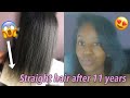 GETTING A SILK PRESS ON MY NATURAL HAIR FOR THE FIRST TIME IN 11 YEARS!! | Post Loc takedown