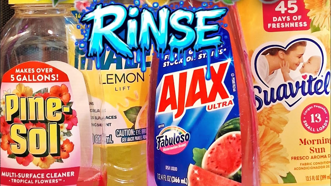 RINSE 🍋🍉🏵🌺FLORAL FRUITY FRESH🌺🏵🍉🍋...#views #Pinesol #pinalen #cleantok 