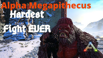 Ark: Survival Evolved - Antartika E20 SOLO Alpha Megapithecus Fight