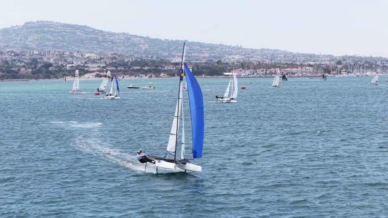 ⁣2026 SP OCR   Nacra 17   Race 11 second weather mark