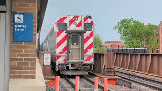 Metra UP-N Trains at Ravenswood 6/9/26