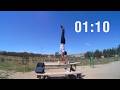 HANDSTAND HOLD ON PARALLETTE BARS / 1 MINUTE 10 SECONDS