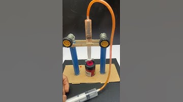 Hydraulic pressure machine #hydraulic #tech #dcmotor #science #experiment #project #shorts #diy