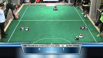 Thunderbots & ERForce vs. ZjuNlict - RoboCup SSL North American Open 2012