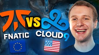 FNATIC vs CLOUD 9 - Jankos Perkz Doublelift Sneaky & Meteos COMMENTARY