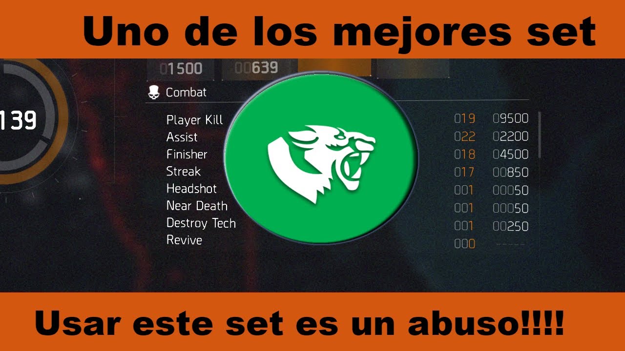 the division 1.6.1 racha de 17 con el set predator gameplay usando m4 ligera