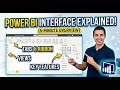 Power BI Interface Walkthrough | Home, Insert, Modeling & View Tabs Explained