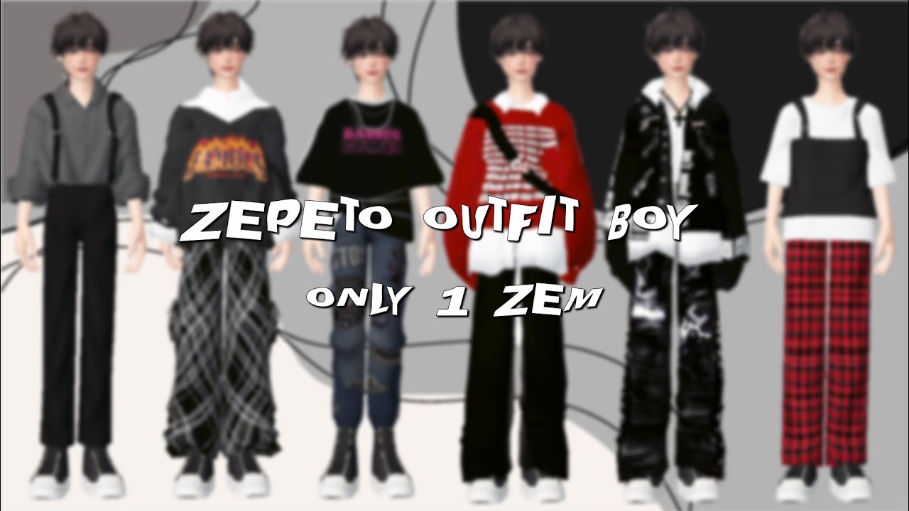 ZEPETO OUTFIT BOY ZEPETO INDONESIA YouTube