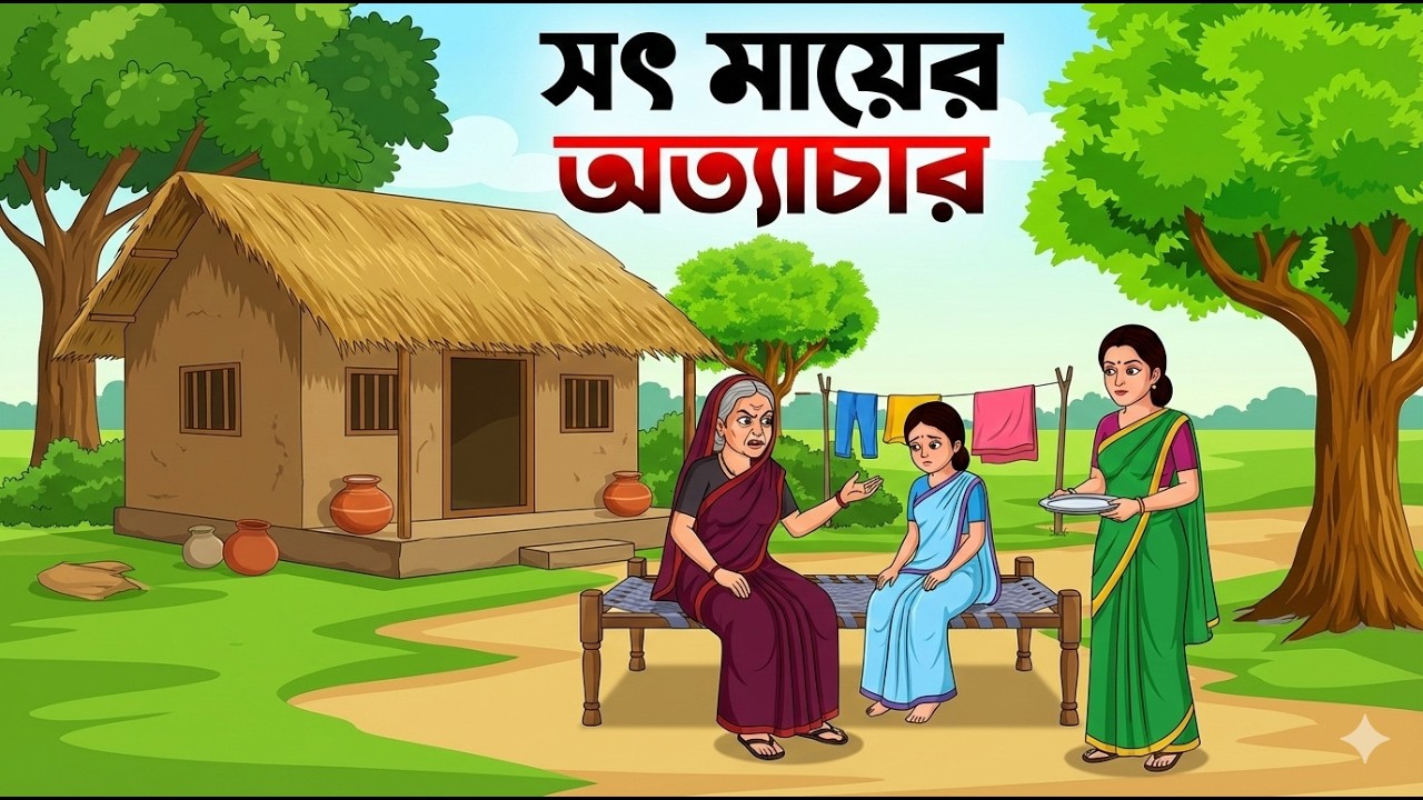 সৎ মায়ের অত্যাচার | Bengali Moral Story Cartoon |bengali cartoon #banglacartoon #banglamoralstories