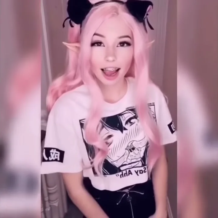 Belle Delphine dancing to the song i made for her - Birthday Belle