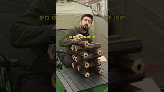 Outdoven Ecolog Katkısız Sıkıştırılmış %100 Kayın Briket Şömine Ve Kamp Odunu - 20Kg