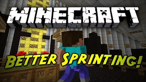 Minecraft Mod Showcase: Better Sprinting! [TOGGLEABLE CROUCH AND SPRINT, KEY BINDS!]
