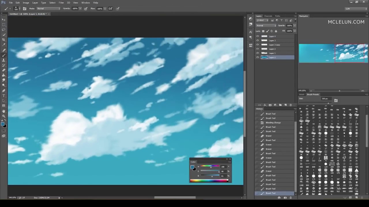 anime draw to digitally how on Tool Smudge  Painting YouTube Cloud Anime Using